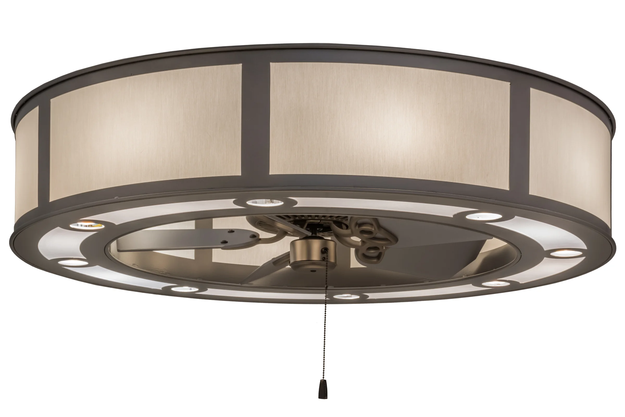 Smythe Craftsman 16 Light Chandel-Air in Nickel