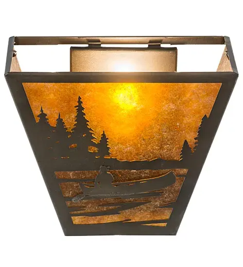 The Meyda Tiffany - Canoe At Lake by Meyda Lighting - Image 4