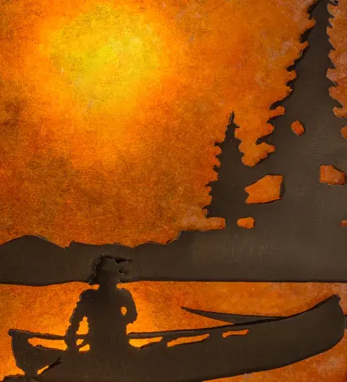 The Meyda Tiffany - Canoe At Lake by Meyda Lighting - Image 8