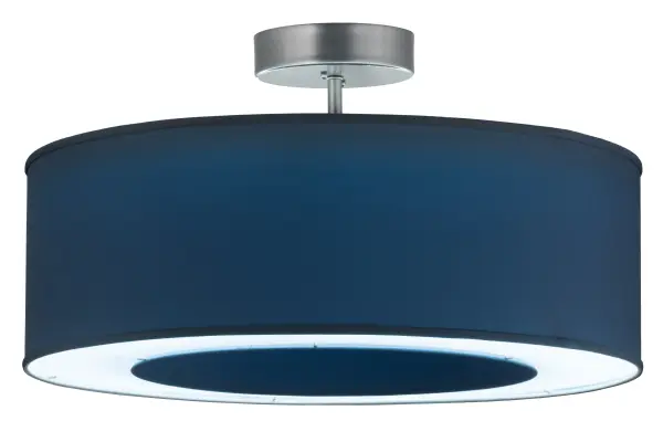Defined by an appealing transitional look, a sophisticated Stone Blue Textrene shade is enhanced with a Statuario Idalight bottom diffuser. The shade is complemented with hardware featured in a Nickel finish. The pendant uses integrated LEDs for high quality light, energy efficiency, minimal maintenance and long lamp life. Custom crafted at our manufacturing facility in the USA, this pendant is available in custom designs, sizes, colors and energy efficient lamping. The fixture is UL and cUL listed for dry locations. Collection: Cilindro Finish: Nickel Glass: Stone Blue Textrene/Statuario Idalight Width: 30.50" Height: 17.00" Length: 30.50" Weight: 14.00 lb Number of Bulbs: 2 Maximum Wattage: 25.00 W Bulb Type: STRIP Bulb Base: INTEGRAL Light Source: LED Color Temperature: 4000 K Material: Steel Country of Origin: USA Safety Listing: Dry Safety Rating: Dry LED