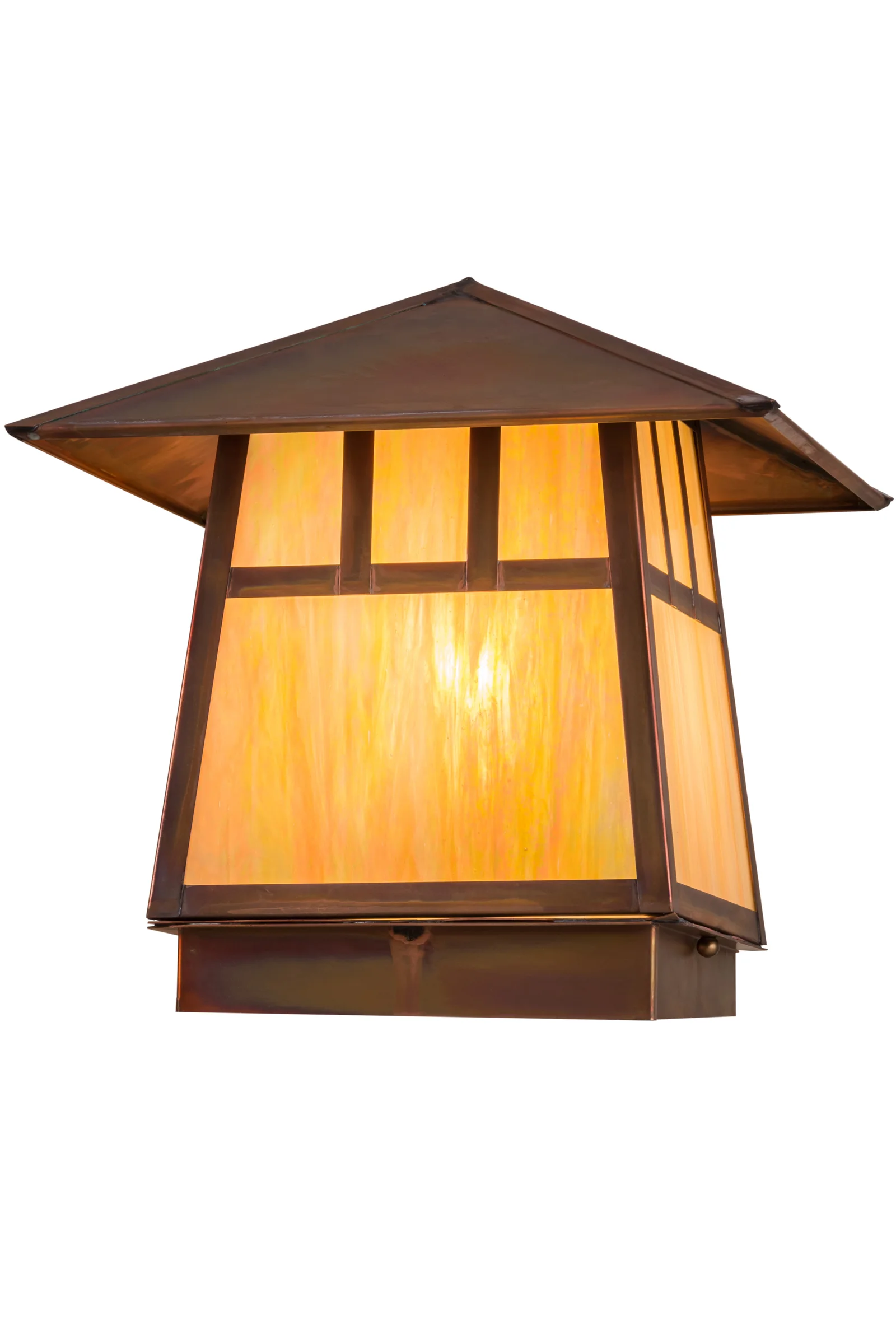 Stillwater One Light Bar Mission Deck Light in Vintage Copper