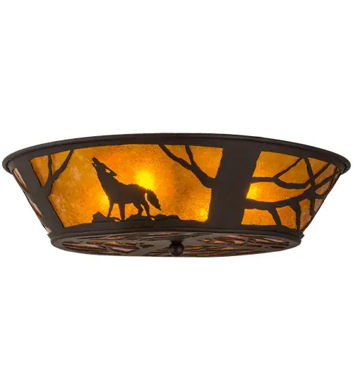 The Northwoods Wolf on the Loose by Meyda Lighting - Image 2