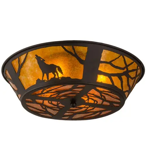 The Northwoods Wolf on the Loose by Meyda Lighting - Image 6