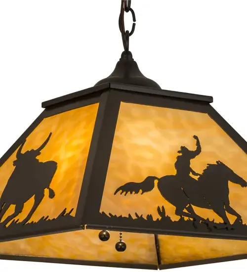 The Cowboy & Steer by Meyda Lighting - Image 8
