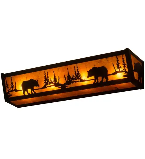 The Bear at Lake by Meyda Lighting - Image 1