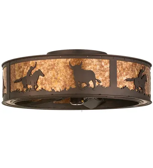 The Cowboy & Steer by Meyda Lighting - Image 3