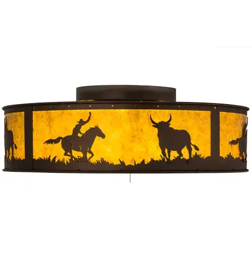 The Cowboy & Steer by Meyda Lighting - Image 5