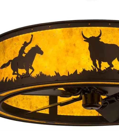 The Cowboy & Steer by Meyda Lighting - Image 8