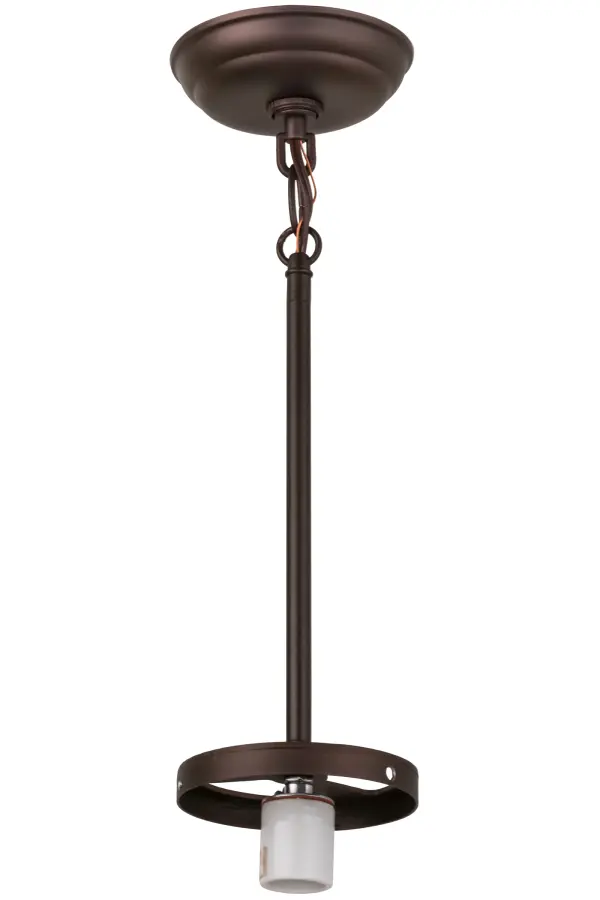 Every Meyda Tiffany item is a unique handcrafted work of art. Natural variations in the wide array of materials that we use to create each Meyda product make every item a masterpiece of its own. Photographs are a general representation of the product. Colors and designs will vary. Collection: Pendant Hardware Finish: Mahogany Bronze Glass: Beige,White,Grey Width: 5.00" Height: 5.50" Length: 5.00" Weight: 3.50 lb Number of Bulbs: 1 Maximum Wattage: 60.00 W Bulb Type: A19 Bulb Base: E26 Material: Metal Country of Origin: USA Safety Listing: Damp Safety Rating: Damp