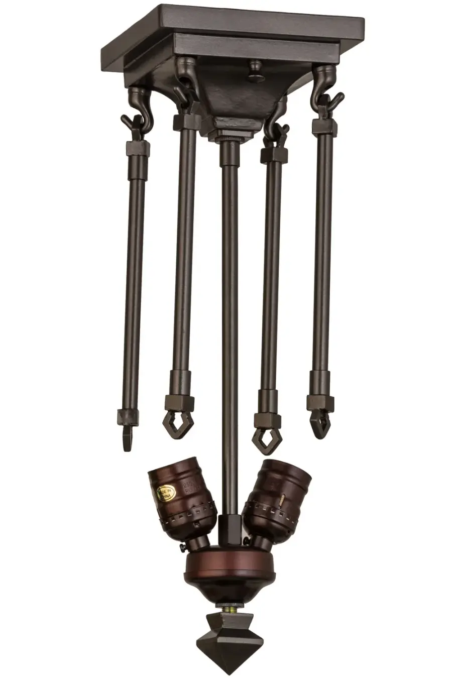 The Meyda Tiffany - Semi-Flushmount by Meyda Lighting