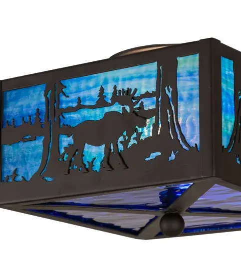 The Meyda Tiffany - Moose At Lake by Meyda Lighting - Image 8