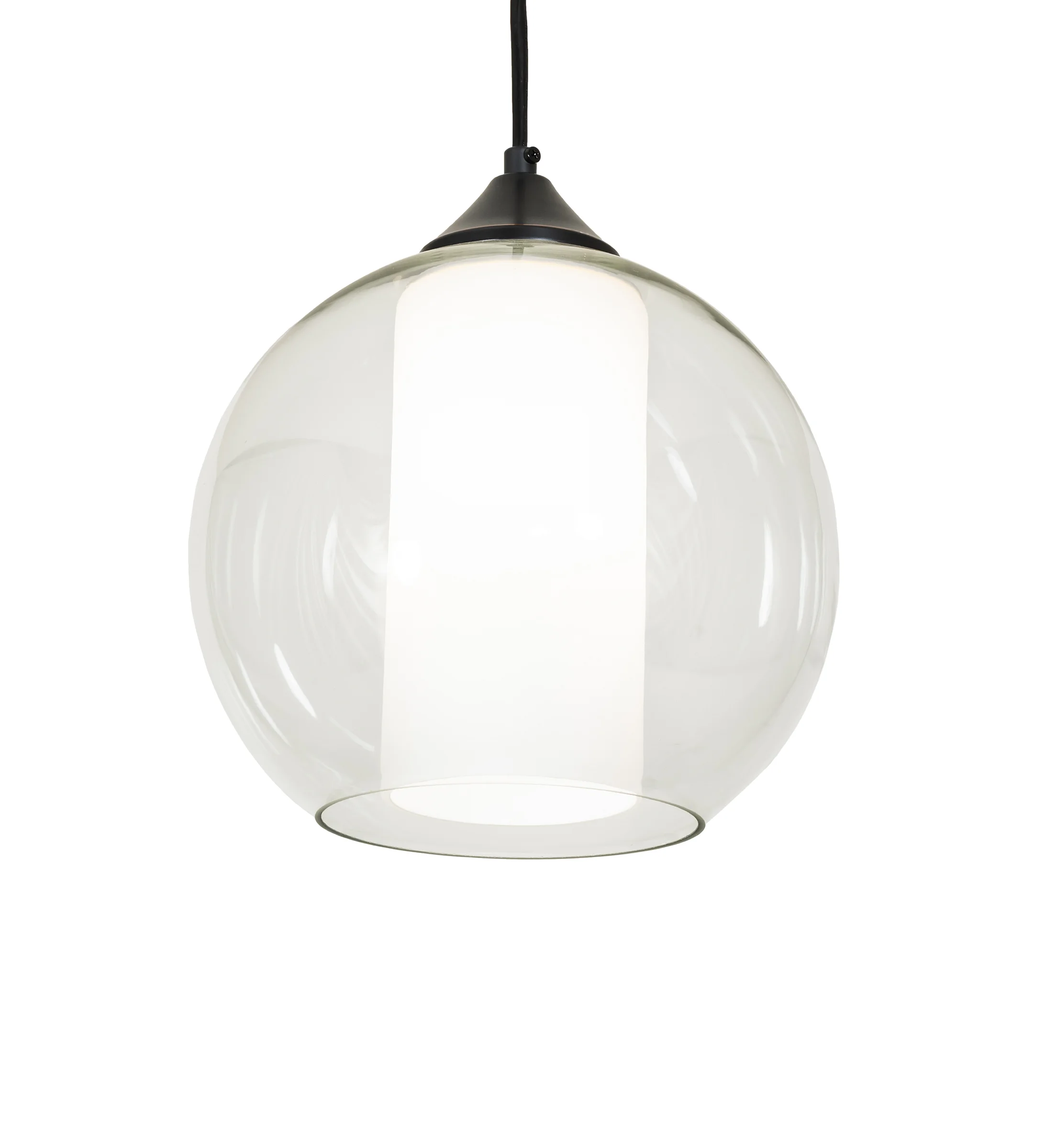 9.5"W Bola Cilindro Pendant