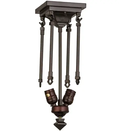 The Tiffany Jeweled Peacock by Meyda Lighting - Image 3