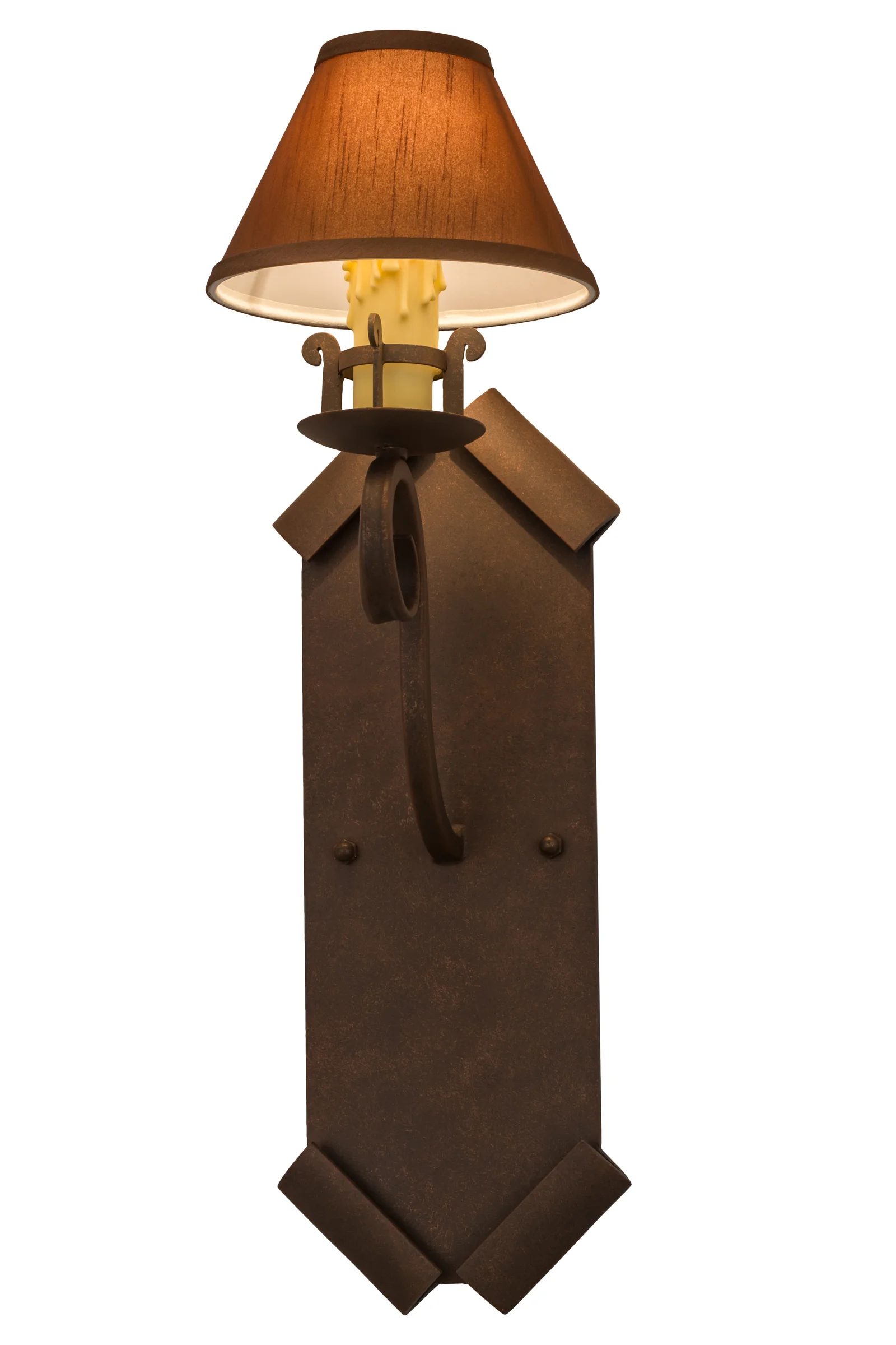 Santa Lucia One Light Wall Sconce in Antique Rust