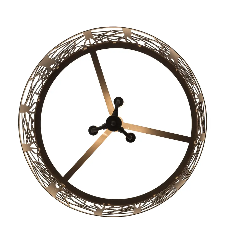 20" Wide Winter Maple Pendant - Image 7