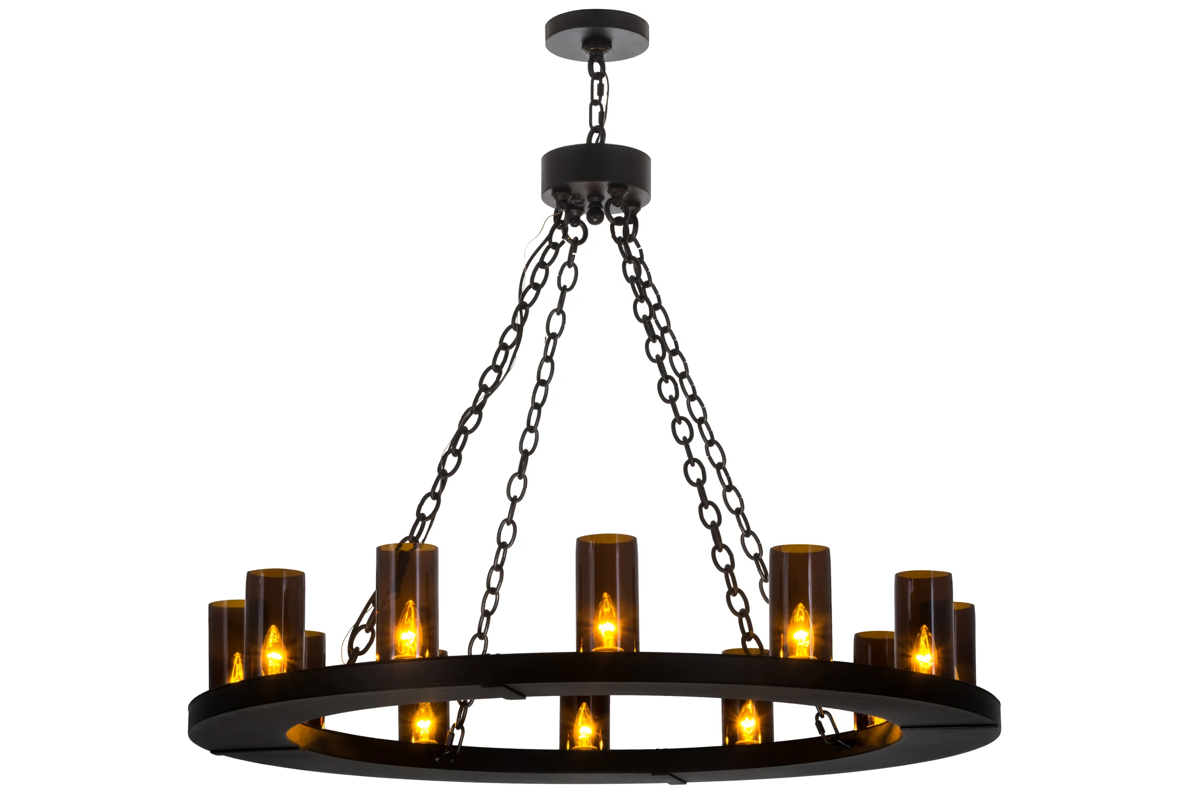 Loxley 12 Light Chandelier in Black
