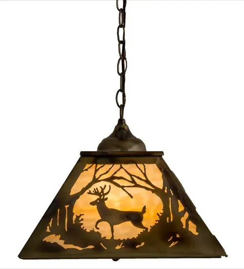 The Deer at Dawn by Meyda Lighting - Image 4