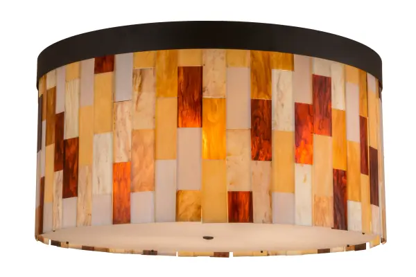 Impeccable interior decor fashion comes to light. A melange of stunning colors and textured designs is revealed with miniature Idalight tiles and enhanced with a Statuario Idalight bottom diffuser. The shade is complemented with a sturdy frame featured in an Oil Rubbed Bronze finish. This fixture was created by the hands of our artisans at its manufacturing facility in Upstate New York in the USA. Custom sizes, styles and colors are available, as well as dimmable, energy efficient lamping options. The 47-inch wide fixture is UL and cUL listed for damp and dry locations. Collection: Cilindro Finish: Oil Rubbed Bronze Glass: Oil Rubbed Bronze Width: 47.00" Height: 28.00" Length: 47.00" Weight: 65.00 lb Number of Bulbs: 6 Maximum Wattage: 100.00 W Bulb Type: A19 Bulb Base: Medium Material: Steel Country of Origin: USA Safety Listing: Damp Safety Rating: Damp