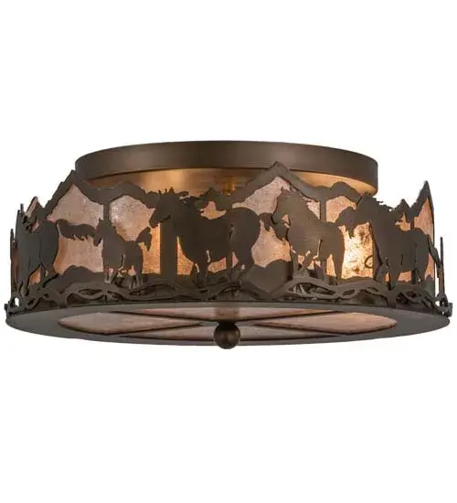 The Running Horses by Meyda Lighting - Image 1