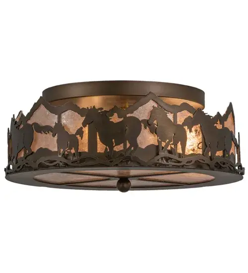 The Running Horses by Meyda Lighting - Image 2
