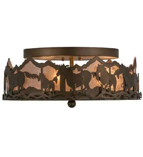 The Running Horses by Meyda Lighting - Image 5