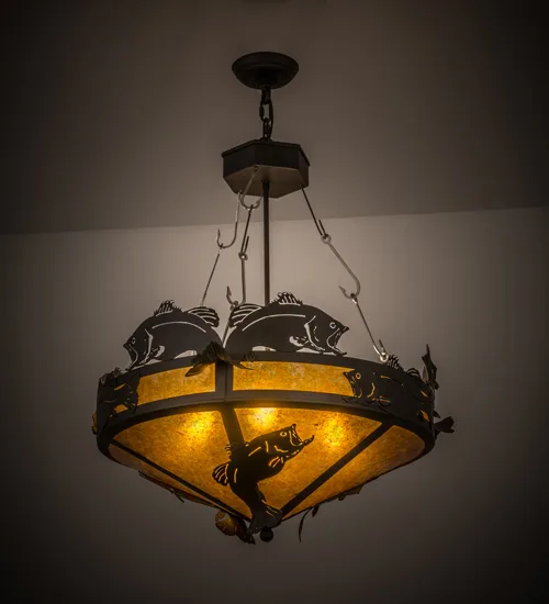 28" Wide Catch of the Day Inverted Pendant