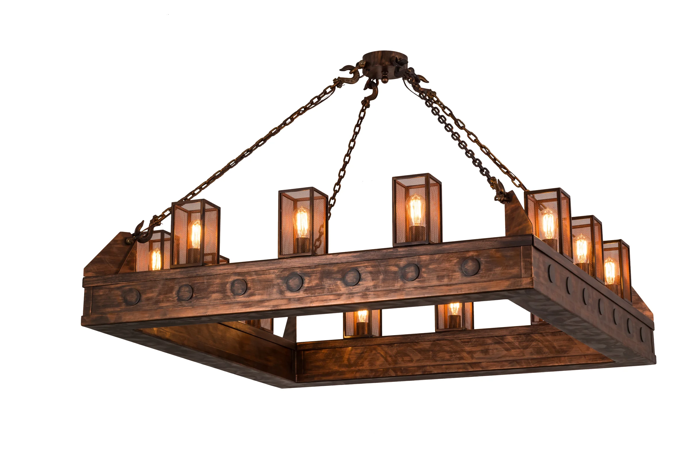 56"Sq Cassidy 12 LT Pendant