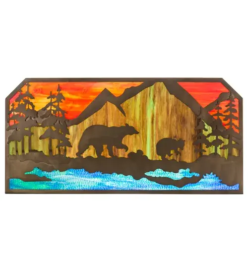 The Bear at Lake by Meyda Lighting - Image 1