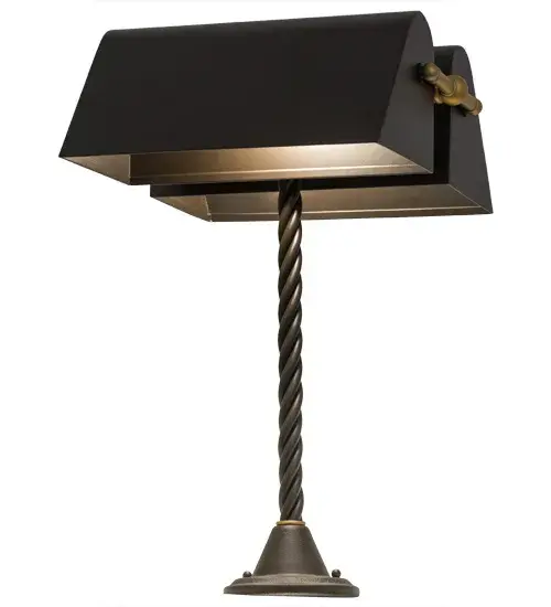 IdeafodecorativantaslightinodesktootabletoihomeofficebanoretaisettingBelmonfeatureclassibankelamdesigwittwbolOiRubbeBronzfinisheshadeswhicarcomplementewitrope-likbasdisplayeistunninGolMattfinishThibanker'lamidesignetbboltettabletoodesktodirectlyCustocraftebouartisaniYorkvilleNeYorkthilamiavailablicustosizesstyleancolorsDimmablenergefficienlampinoptionarofferedThlamiUancUlistefodrlocations. Collection: Belmont Finish: Oil Rubbed Bronze/Gold Matte Glass: Gold Width: 15.00" Height: 21.00" Length: 14.00" Weight: 8.50 lb Extension from Wall: 16.00" Number of Bulbs: 2 Maximum Wattage: 60.00 W Bulb Type: A19 Bulb Base: E26 Material: Steel Country of Origin: USA Safety Listing: Damp Safety Rating: Damp