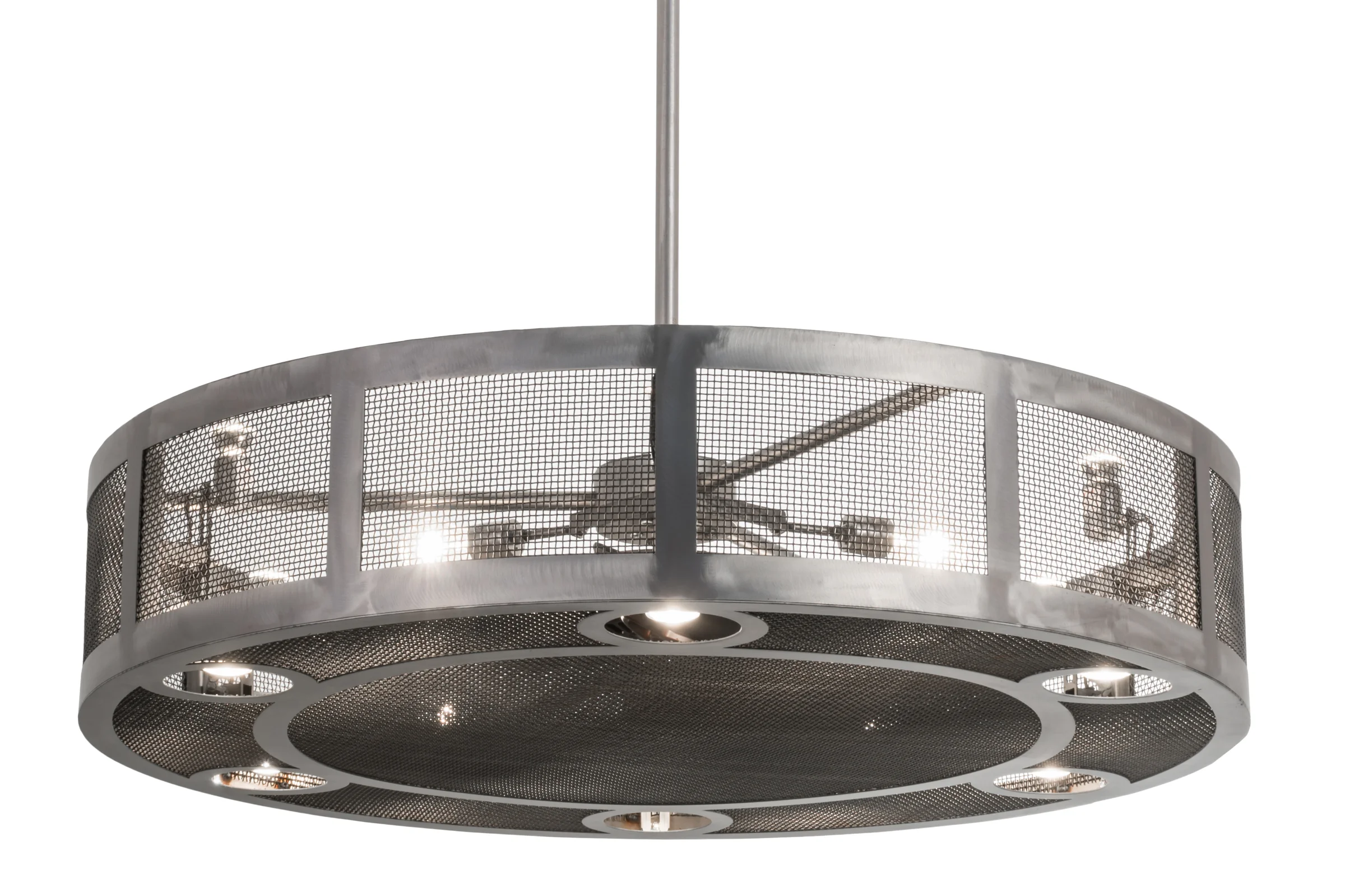 Paloma Golpe 18 Light Chandel-Air in Matte Clear