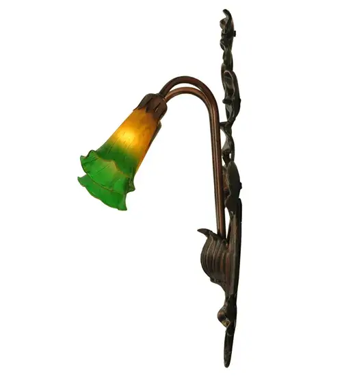 The Amber/Green Pond Lily by Meyda Lighting - Image 8