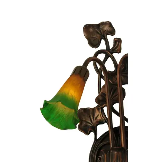 The Amber/Green Pond Lily by Meyda Lighting - Image 9