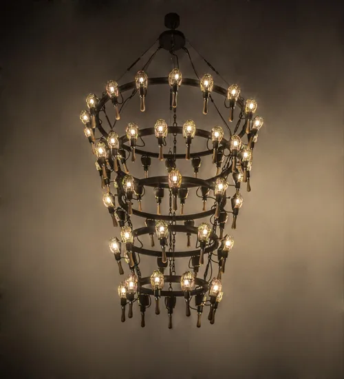 65"W Juala Pin 63 LT Chandelier
