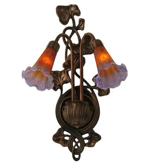 The Amber/Purple Pond Lily by Meyda Lighting - Image 2