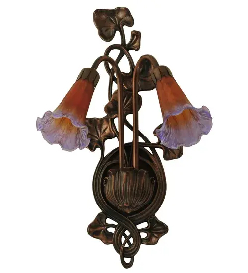 The Amber/Purple Pond Lily by Meyda Lighting - Image 3