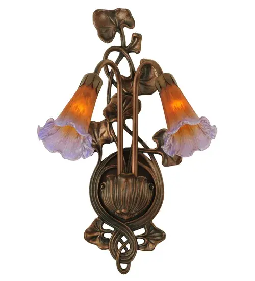 The Amber/Purple Pond Lily by Meyda Lighting - Image 5