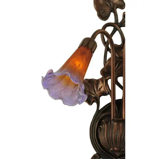 The Amber/Purple Pond Lily by Meyda Lighting - Image 9