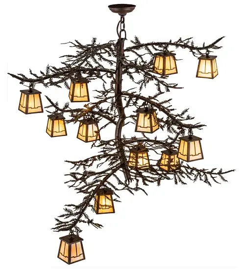 The Meyda Tiffany - Pine Branch by Meyda Lighting - Image 4