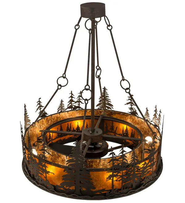 The Meyda Tiffany - Tall Pines by Meyda Lighting - Image 4