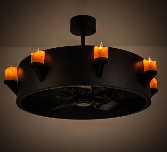 40" Wide Kingston 8 Light Chandel-Air