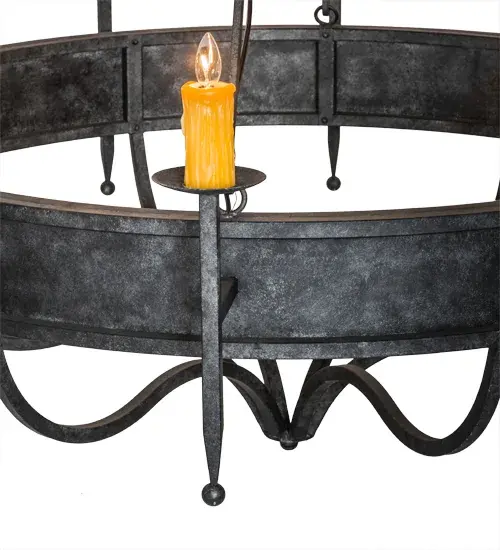 60" Wide Marta 18 Light Two Tier Chandelier - Image 10