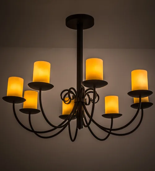40"W Atria 8 LT Chandelier