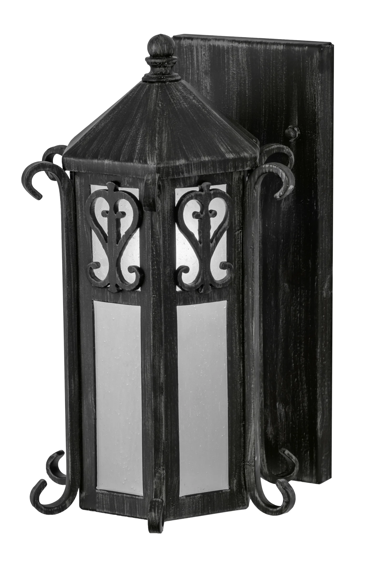 Caprice One Light Wall Sconce in Antique Iron Gate