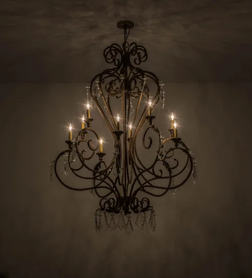 48"W Josephine 10 LT Chandelier