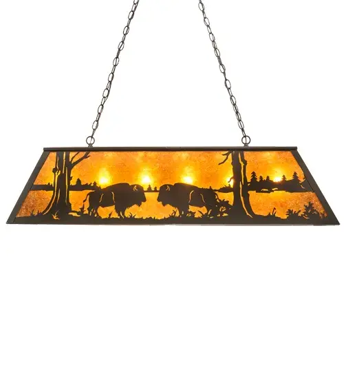 The Battling Buffalo by Meyda Lighting - Image 5