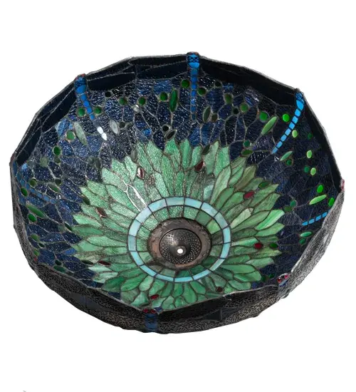 The Tiffany Hanginghead Dragonfly by Meyda Lighting - Image 4