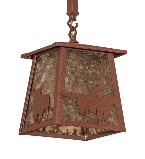 The Meyda Tiffany - Cowboy & Steer by Meyda Lighting - Image 3