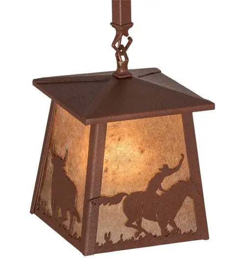 The Meyda Tiffany - Cowboy & Steer by Meyda Lighting - Image 4