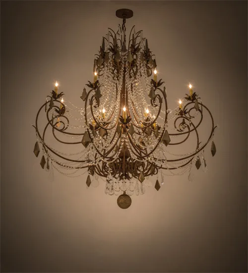 64" Wide Minuet 16 Light Chandelier