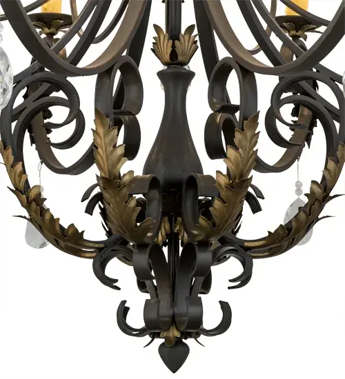 54"W Ingrid 12 LT Chandelier - Image 9